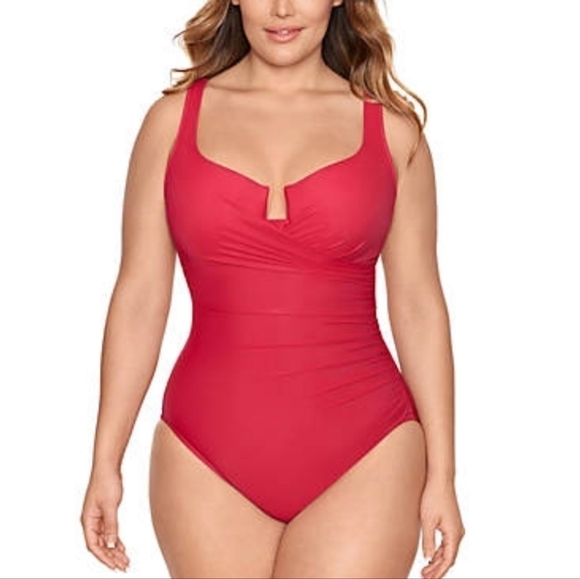 Lands End One Piece Swimsuit Size 4 Purple New Without Tags Vacation Pool Beach - Picture 12 of 12